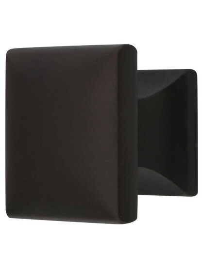 Southport Knob - 1 3/8 inch Square in Ancient Bronze.